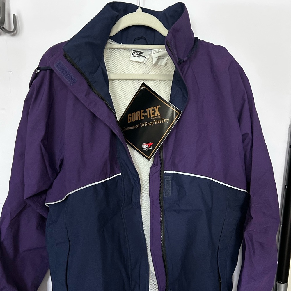 Vintage Road Runner GORE-TEX Purple and Navy Jacket